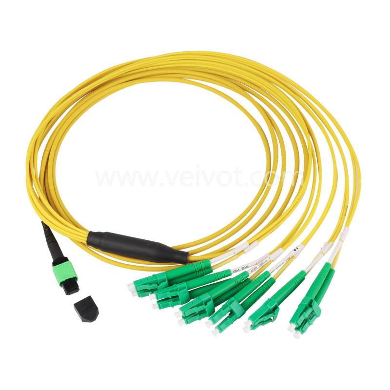 12 fibers MPO-LC Duplex Breakout Patch Cable Singlemode Multimode