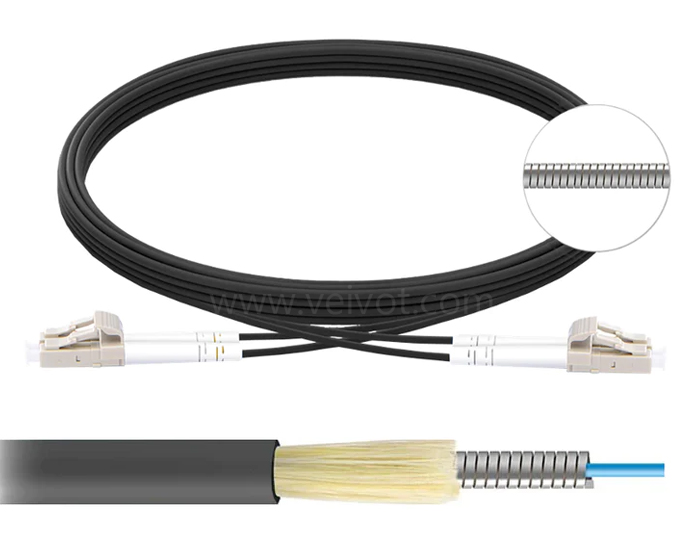 LC-LC Multimode Armored Duplex Patch Cable - VEIVOT,LC-LC Singemode Armored Simplex Patch Cable - VEIVOT,,,,