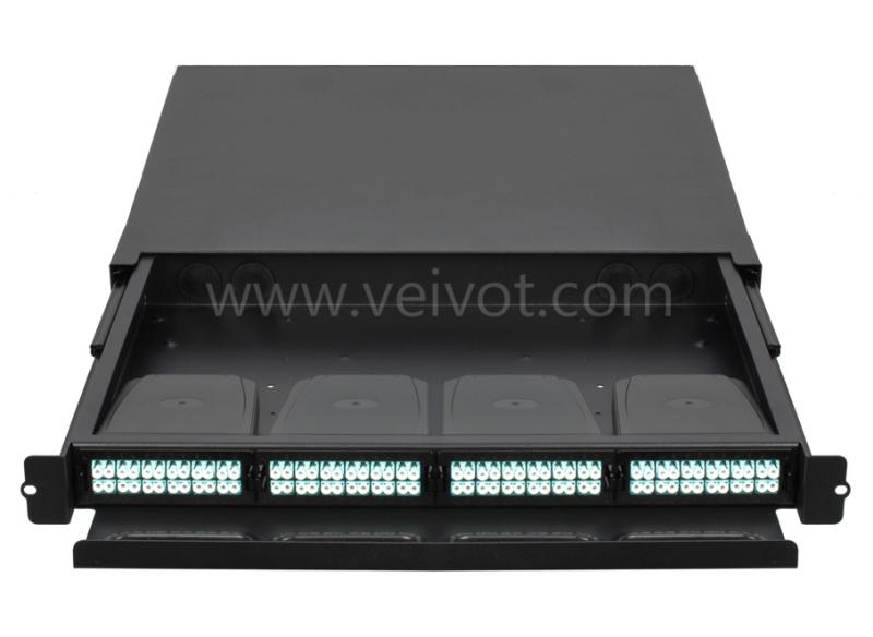 1U 96F MPO/MTP Sliding Patch Panel 19" (VV-PP1U96FMP-A1)