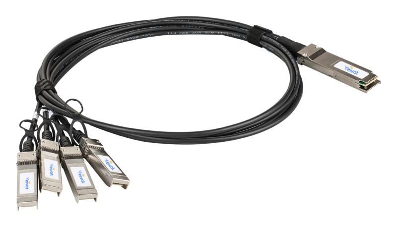 40Gbps QSFP+ to 4*10G SFP+ Breakout Passive Direct Attach Cable (DAC)