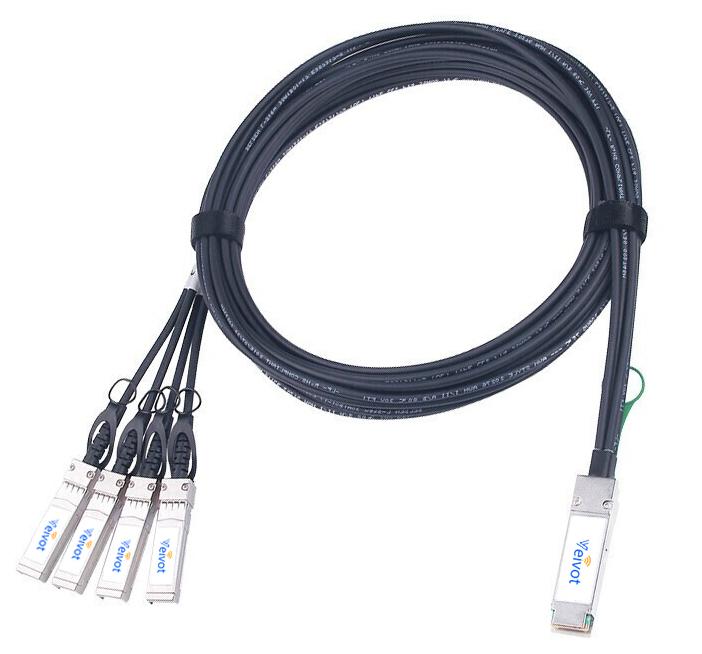 100Gbps QSFP28 to 4*25G SFP28 Breakout Passive Direct Attach Cable(DAC)