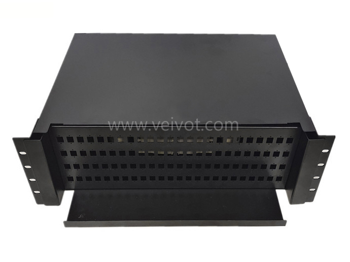 VEIVOT 4RU Slidable Fiber Opitc Patch Panel 96 fibre LIU,4U Rack Fiber Opitc Patch Box 96F Veivot,VEIVOT 4RU Drawer Fiber Opitc Patch Panel 196 SC Pigtails Adapters,,