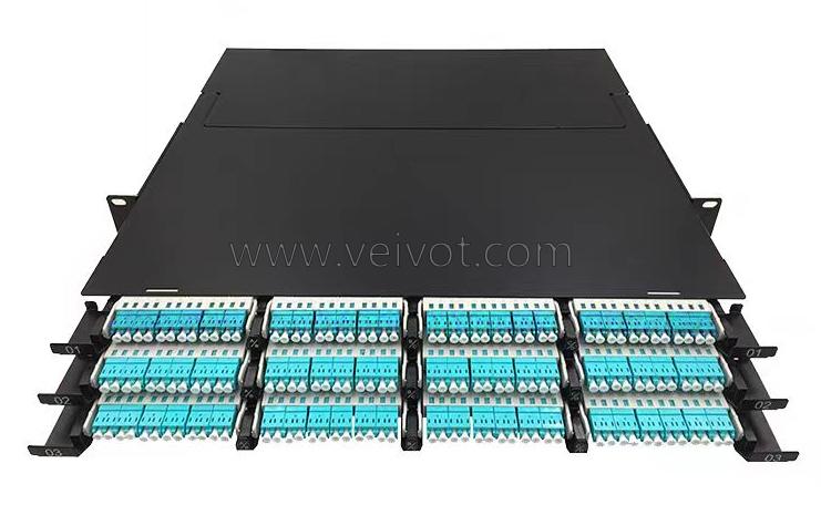 1U 144F MPO/MTP Patch Panel 19inch (VV-PP1U144FMP-C)