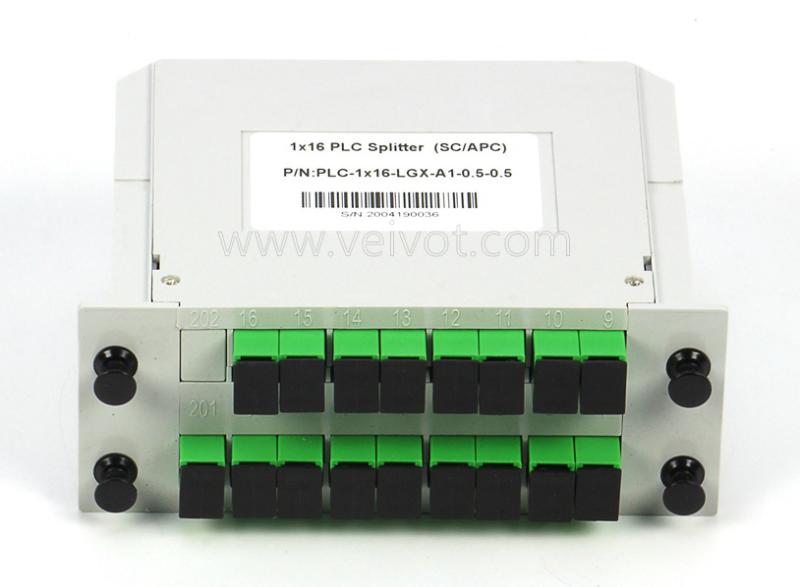 1x16 PLC Splitter Cassette