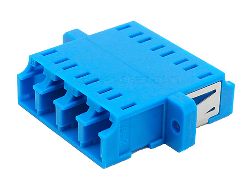 LC Blue Quad Adapter with flange - Veivot,LC Violet Quad Adapter - Veivot,LC Turquoise Quad Adapter - Veivot - 副本,LC Beige Quad Adapter - Veivot - 副本