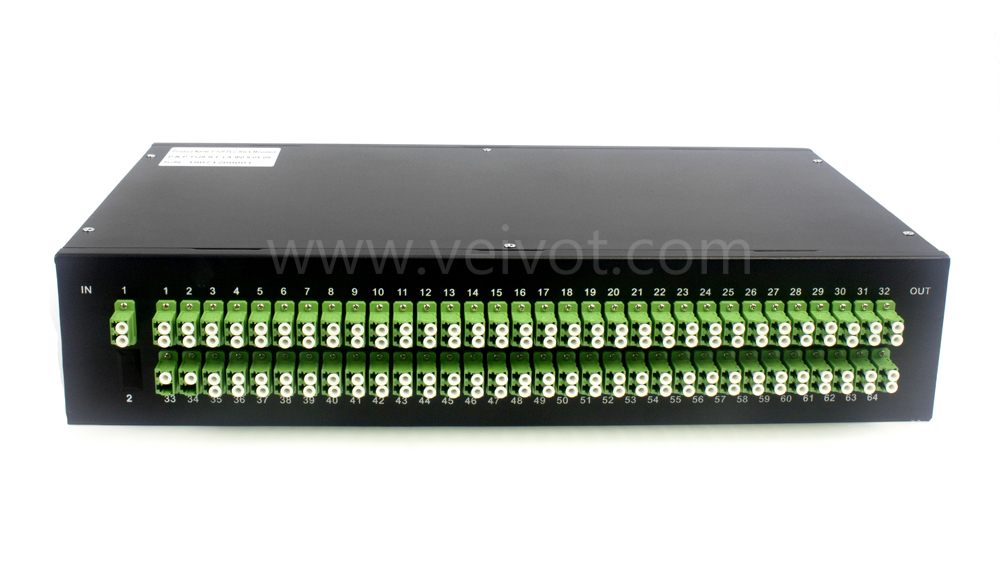2x128 PLC  Rack Mounting Chassis Patch Panel ODF- Veivot