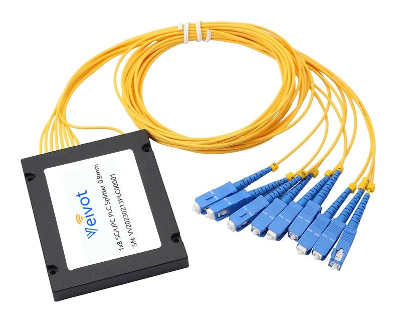 1x8 PLC Splitter ABS Box Module