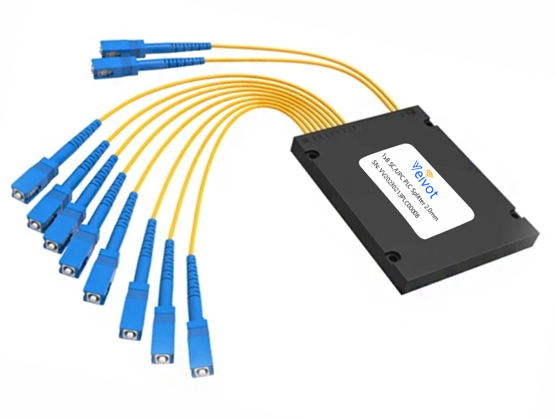 2x8 SC-UPC ABS Box Type PLC Splitter Module - VEIVOT