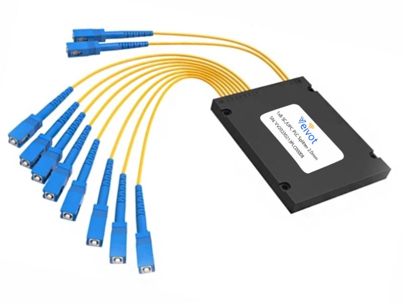 2x8 PLC Splitter ABS Box Module