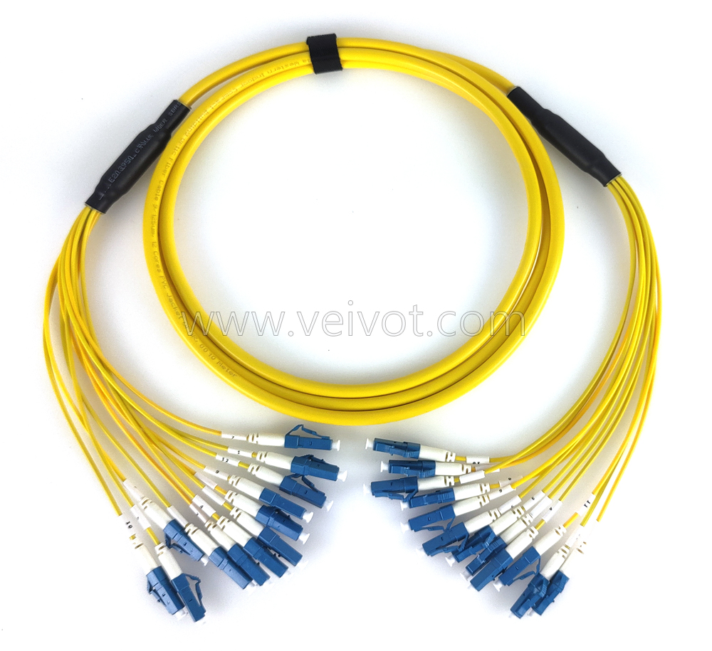 12FO LCU to LCU Bundle Fiber Optical Patch Cable - Veivot,12-fiber OM1 OM2 Multimode LC-ST 3,,,,,,,,,,